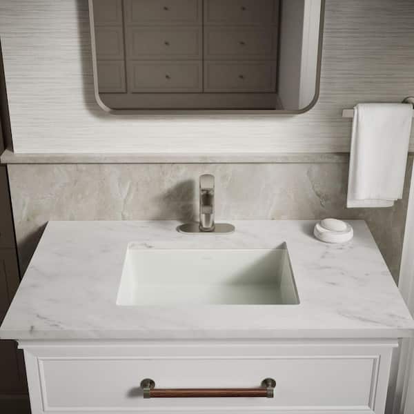 KOHLER Cursiva 19.8 in. x 15.63 in. Undermount Bathroom Sink in