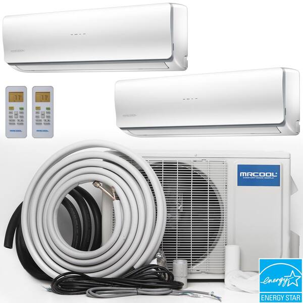 MRCOOL Olympus 18,000 BTU 1.5 Ton Ductless Mini-Split Air Conditioner and Heat Pump, 25 ft. Install Kit - 230-Volt/60Hz