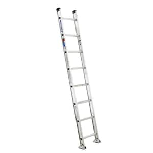 8 ft. Aluminum D-Rung Straight Ladder with 300 lb. Load Capacity Type IA Duty Rating