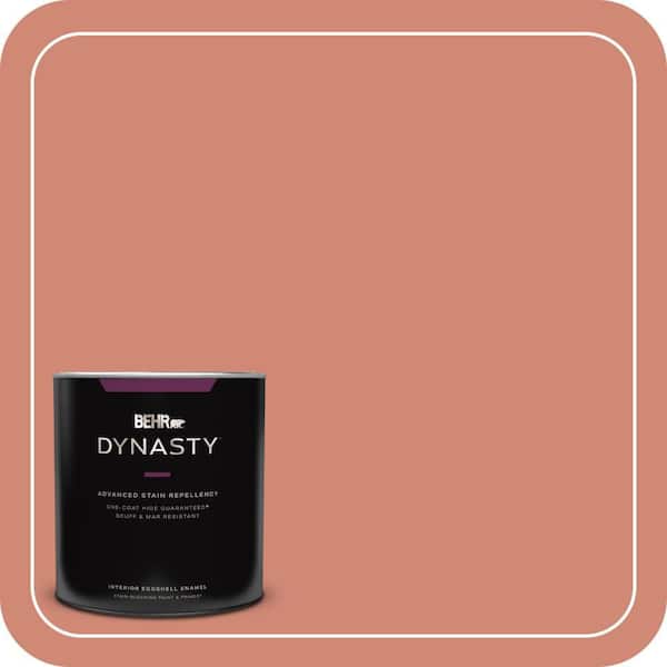 BEHR DYNASTY 1 qt. Home Decorators Collection #HDC-WR16-02 Rosy Copper Eggshell Enamel Interior Stain-Blocking Paint & Primer
