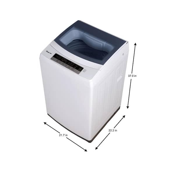  BLACK + DECKER 0.9 cubic foot compact portable washer clothes  washing machine, White : Appliances