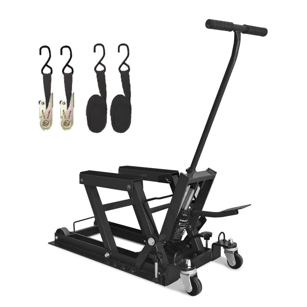 Flynama Hydraulic Motorcycle Lift Jack, 1500 LBS Capacity, ATV