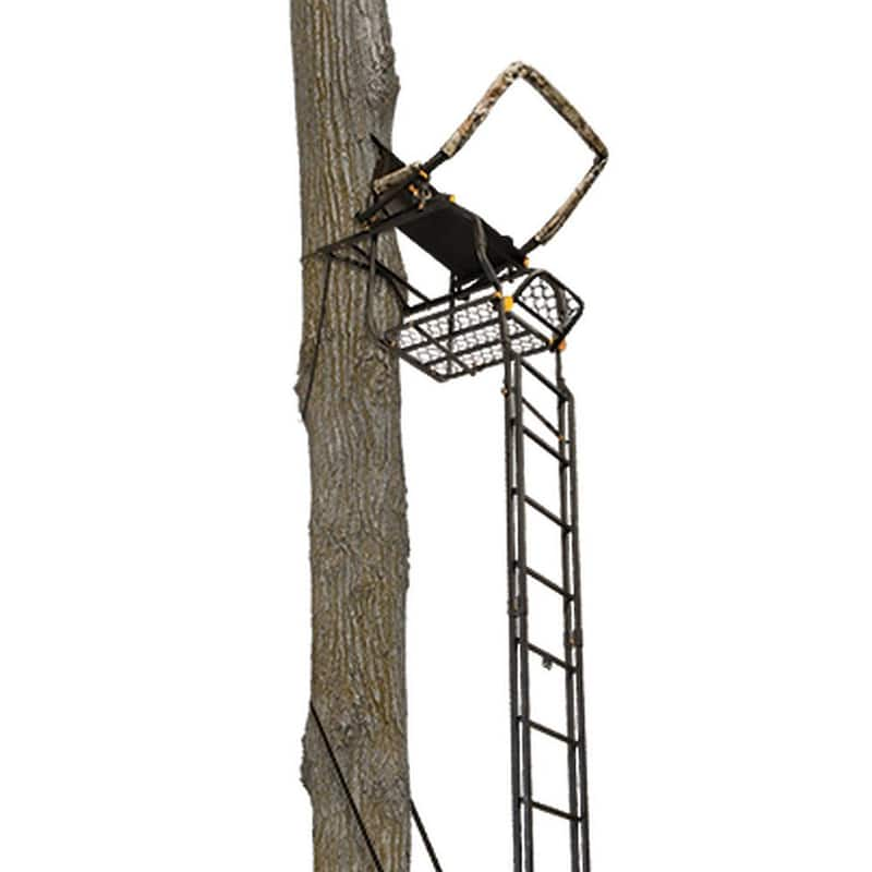 20 ft. The Skybox Deluxe 1-Person Deer Hunting Ladder Tree Stand