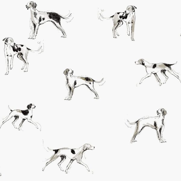 JOULES Joules Sketchy Dogs Crème Wallpaper