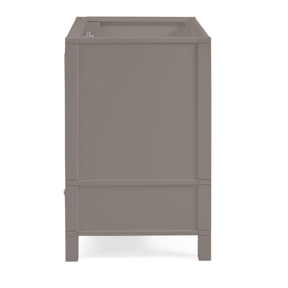 Gray 30-Inch Freestanding Bathroom Vanity with Soft-Close Doors
