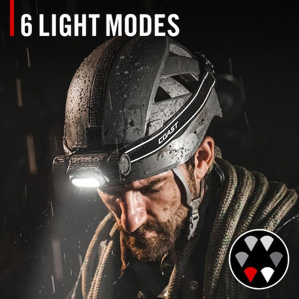 Coast WPH32R 2000 Lumens Waterproof Rechargeable Headlamp WPH32R
