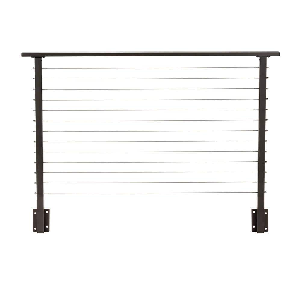 6 ft. Deck Cable Railing, 42 in. Face Mount in Bronze price history on PriceWatchPro