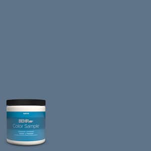 8 oz. #580F-6 Lost Atlantis Satin Enamel Interior/Exterior Paint & Primer Color Sample