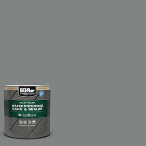 1 qt. #6795 Slate Gray Solid Color Waterproofing Exterior Wood Stain and Sealer