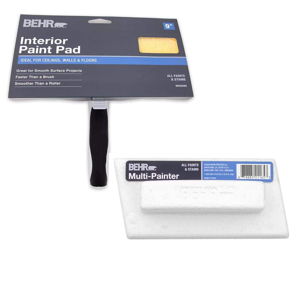 6 in. Multi Painter for Edging and Trimming with 9 in. Interior Paint Pad A