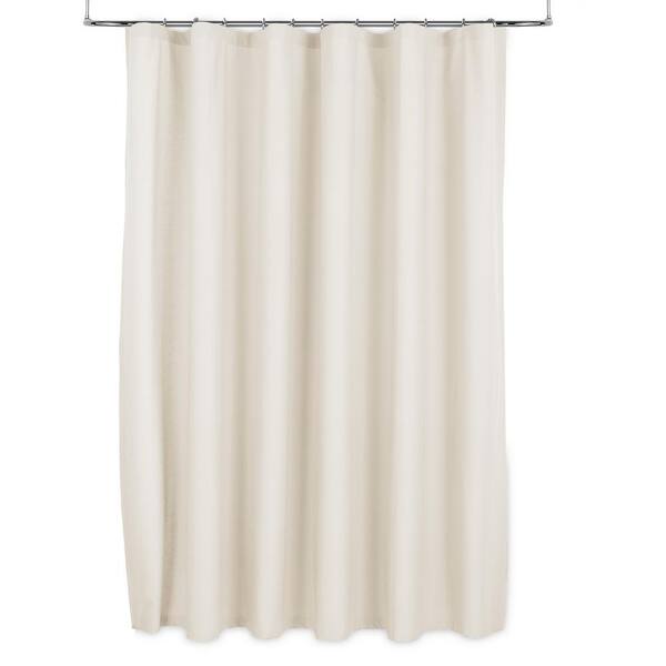 Ivory Shower Curtain Scnh03i, Plain White Cotton Shower Curtain