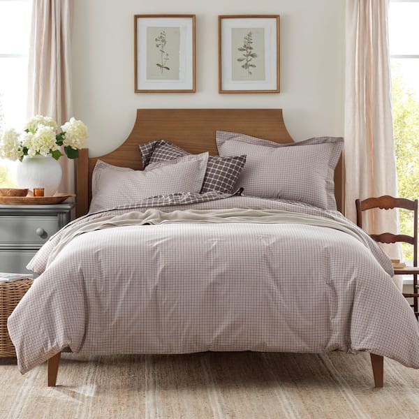 Company Cotton Stripe Yarn-Dyed Percale Duvet Cover