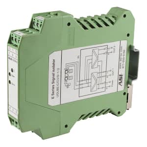 4mA to 20mA Signal Splitter, 1 Input (2 or 3 wire), 2 Output, 24-Volt DC, DIN Rail Mount