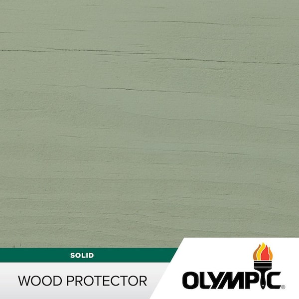 Wood Protector 1 gal. SC-1065 Powder Mill Exterior Solid Stain Plus Sealer in One