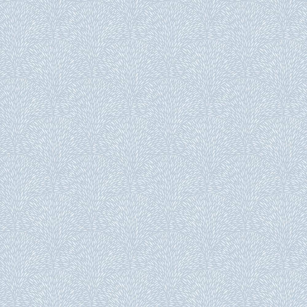 TexStyle Collection Light Blue Hedgehog Satin Finish Non-Pasted on Non-Wove