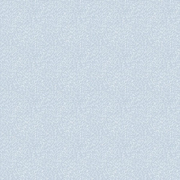 Unbranded TexStyle Collection Light Blue Hedgehog Satin Finish Non-Pasted on Non-Woven Paper Wallpaper Roll