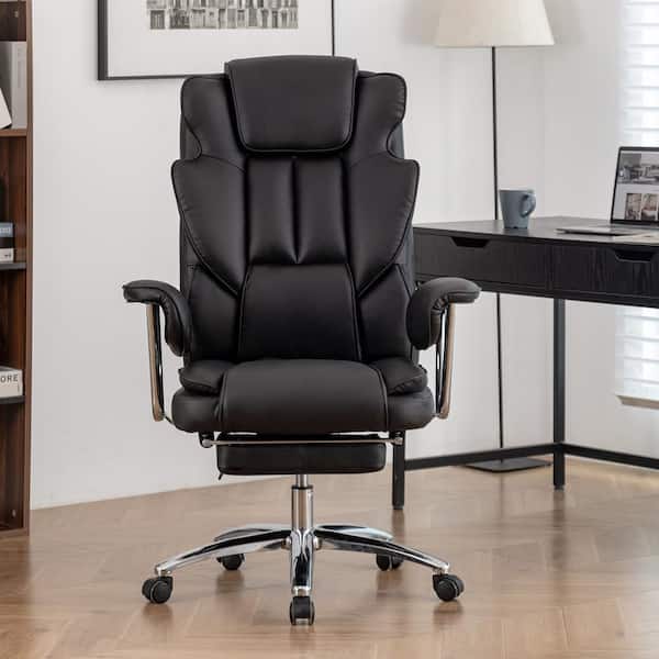Leather Reclining Ergonomic Office Chair Computer Chair High Leather Reclining Ergonomic Office Chair Computer Chair High
