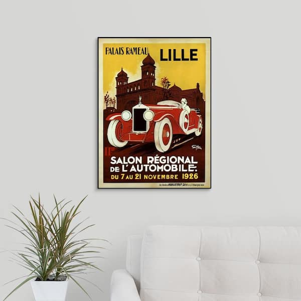 Greatbigcanvas Lille Salon 1926 Vintage Auto Show Advertisement By Vintage Apple Collection Canvas Wall Art 2191834 24 18x24 The Home Depot