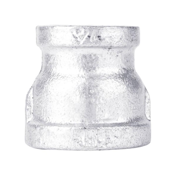 STZ 1/2 in. x 1/8 in. Galvanized Iron Reducing Coupling
