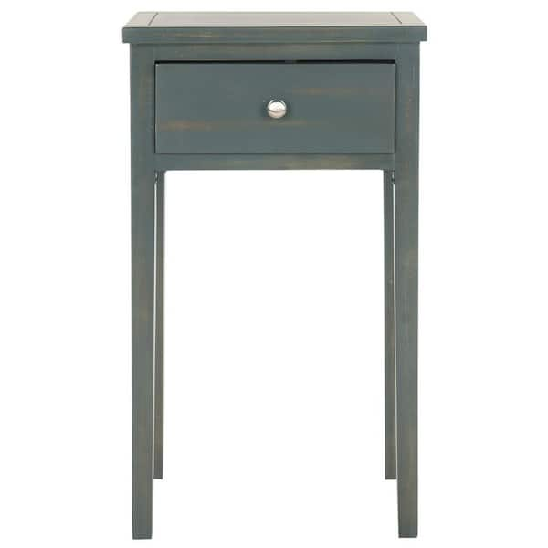 SAFAVIEH Abel Blue Storage End Table