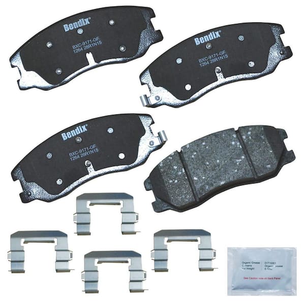 Bendix Premium Copper Free Disc Brake Pad Set 2011-2016 Nissan Quest ...