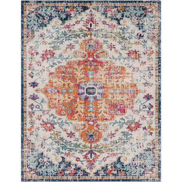 Photo 1 of Demeter Ivory 8 ft. x 10 ft. Abstract Area Rug