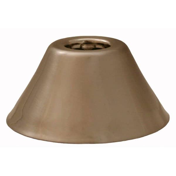 JONES STEPHENS 2-3/8 in. O.D. Bell Pattern Escutcheon for 1/2 in. Copper Tubing in Brushed Nickel
