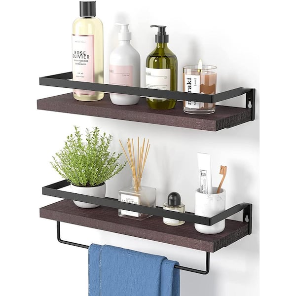 1pc Wall Mounted Shelf With One Horizontal Support Plate, No Drill Storage  Rack For Living Room Bedroom Dormitory, Suitable For Balcony, Flowerpot,  Indoor Plant Holder
