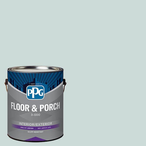 PPG 1 gal. PPG1144-2 Thunder Bay Satin Interior/Exterior Floor and Porch Paint