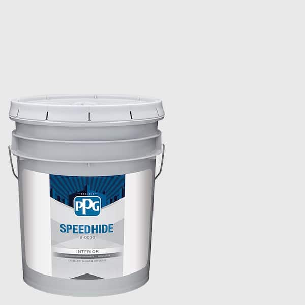 SPEEDHIDE 5 gal. PPG1043-1 Snowbank Satin Interior Paint