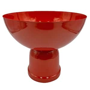 12 in. Minimalist Fruit Bowl in Red