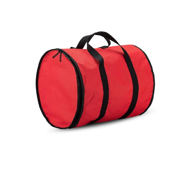 OSTO 15 in. Red Polyester 600 Denier Christmas Light Storage Bag