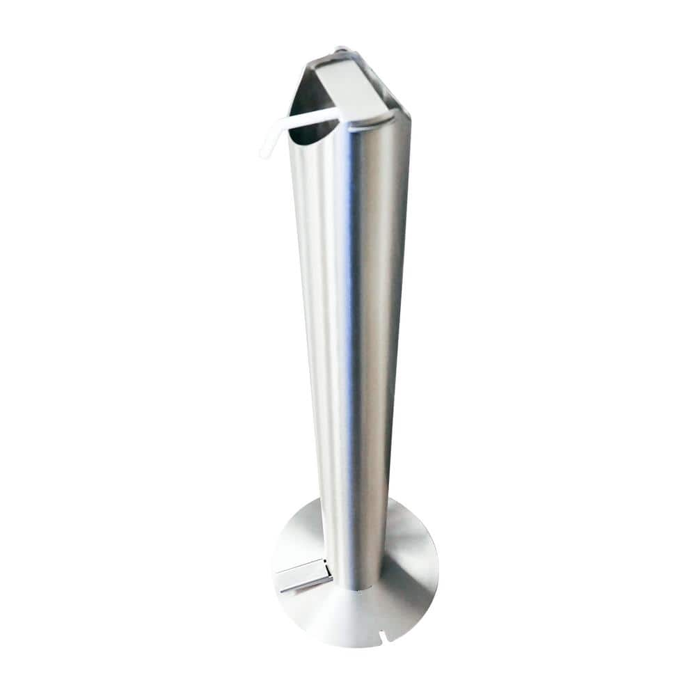 Silver Metal Dispenser Stand