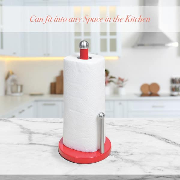 Home Basics Paper Towel Holder PH00820 (Red)