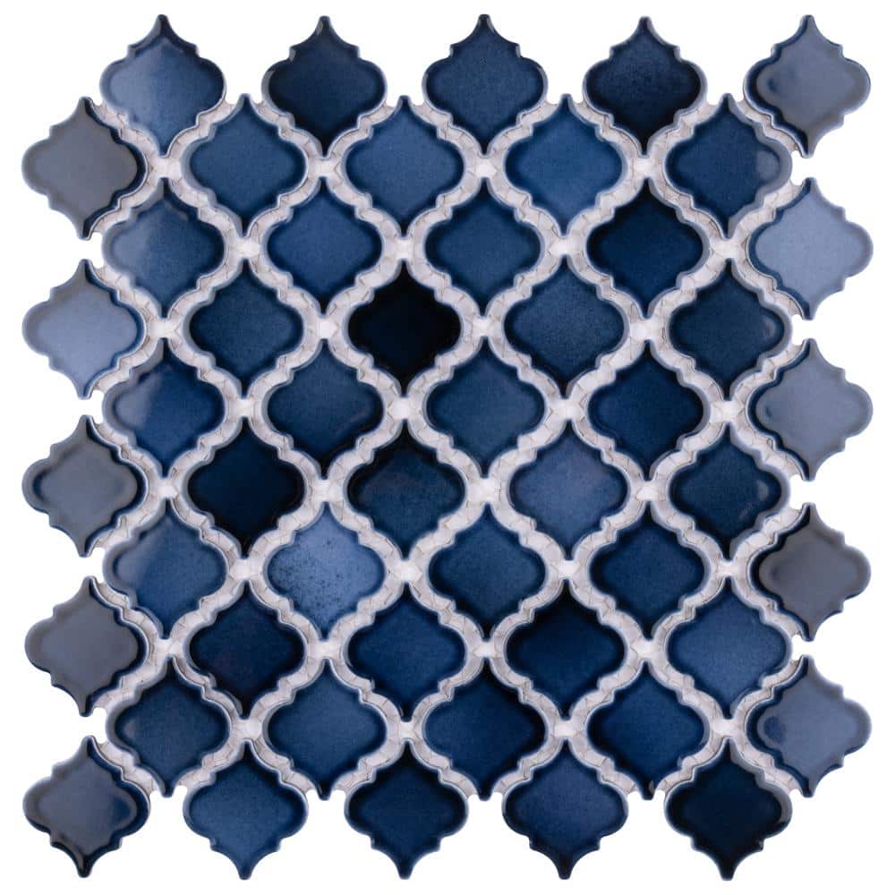 Hudson Tangier Midnight 12 in. x 12 in. Porcelain Floor and Wall Mosaic Tile (11.0 sq. ft./Case) price history on PriceWatchPro