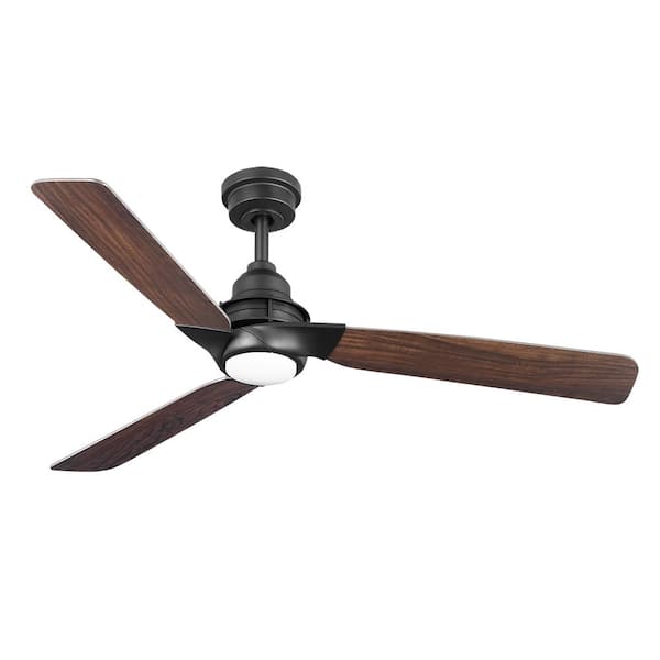Ceiling Fan with LED Panel Lights & Remote 3 Clear Color Blades Contemporary USA 