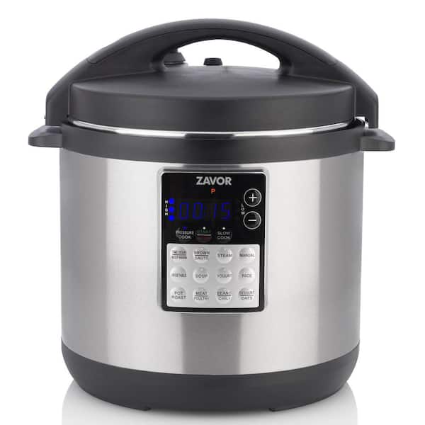 Zavor LUX EDGE 6 Qt. Stainless Steel Electric Pressure Cooker with Stainless Steel Cooking Pot