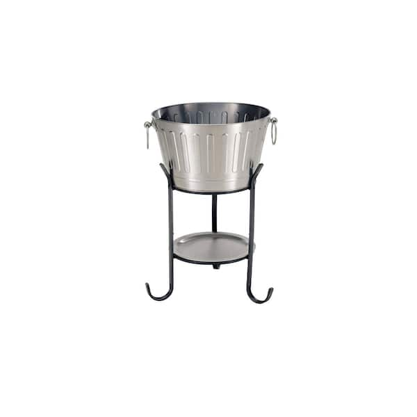 Sunjoy 25 Qt. Amber Steel Party Tub