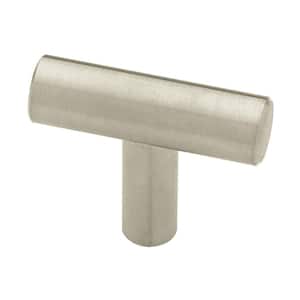1-9/16 in. (40mm) Stainless Steel Bar Cabinet Knob (6-Pack)