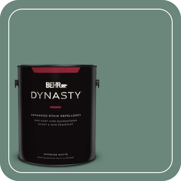 BEHR DYNASTY 1 gal. #470F-5 Garland Matte Interior Stain-Blocking Paint & Primer