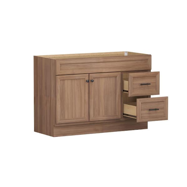 Glacier Bay Canfield 48 in. W x 21 in. D x 33.5 in. H Bath Vanity