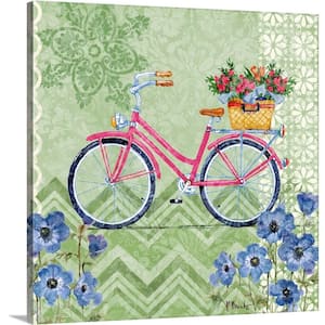 16 in. x 16 in. "Blossoming Cruiser II" by Paul Brent Canvas Wall Art