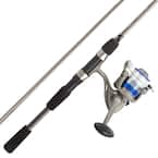 Blue Carbon Fiber Fishing Rod and Reel Combo - Portable 3-Piece Pole with  3000 Aluminum Spinning Reel 626709ZKY - The Home Depot