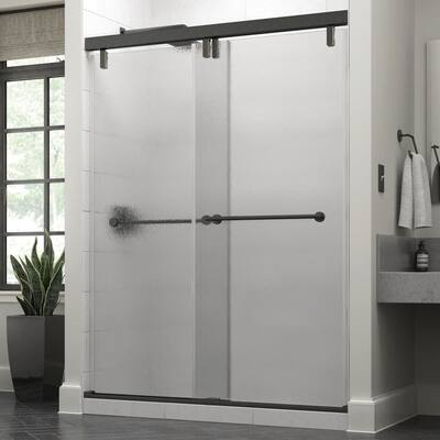 Rain Sliding Shower Doors Showers The Home Depot