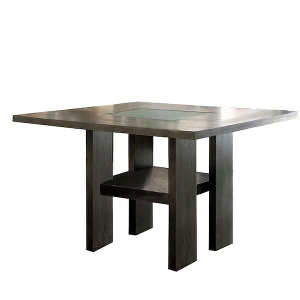 Luminar II Counter Height Table in Gray Finish
