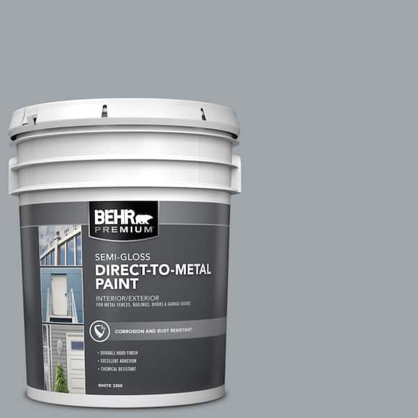 5 gal. #PPU26-19 Chance of Rain Semi-Gloss Direct to Metal Interior/Exterior Paint