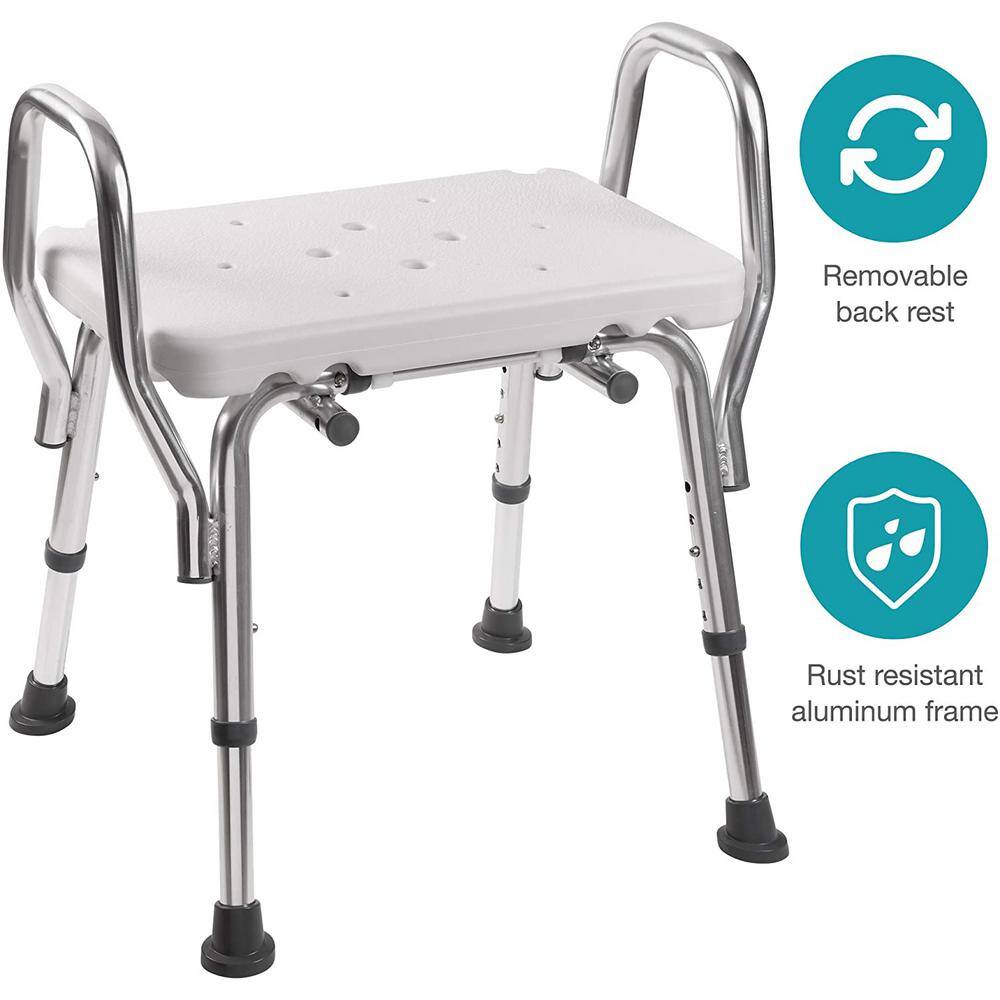 Dmi Shower Seat,Plastic,19 in Seat W 522-1733-1900