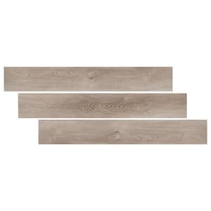 Mystic Gray 1.25 in. T x 12.01 in. W x 47.24 in. L Luxury Vinyl stair Tread Eased Edge (2-Pieces/case)