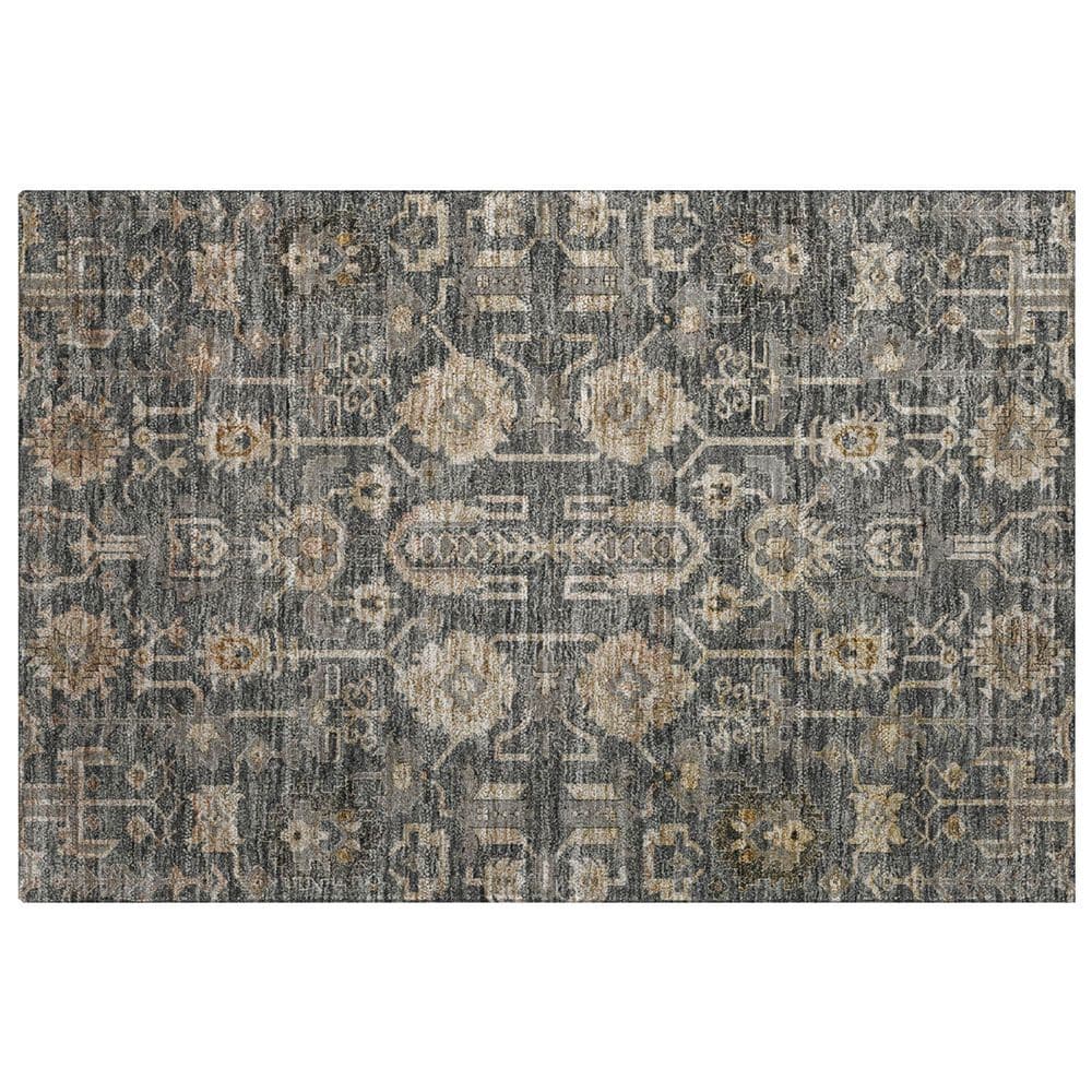Dream Shag Premium Machine Washable Abstract ADS697 Gray 3 ft. x 4 ft. Area Rug price history on PriceWatchPro