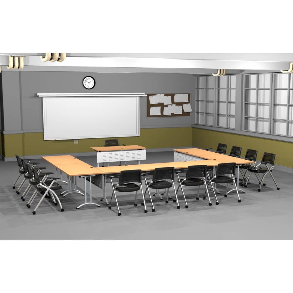 TITAN Training Seminar Tables 13 person 230 in W x 132 in D Rectangular ...